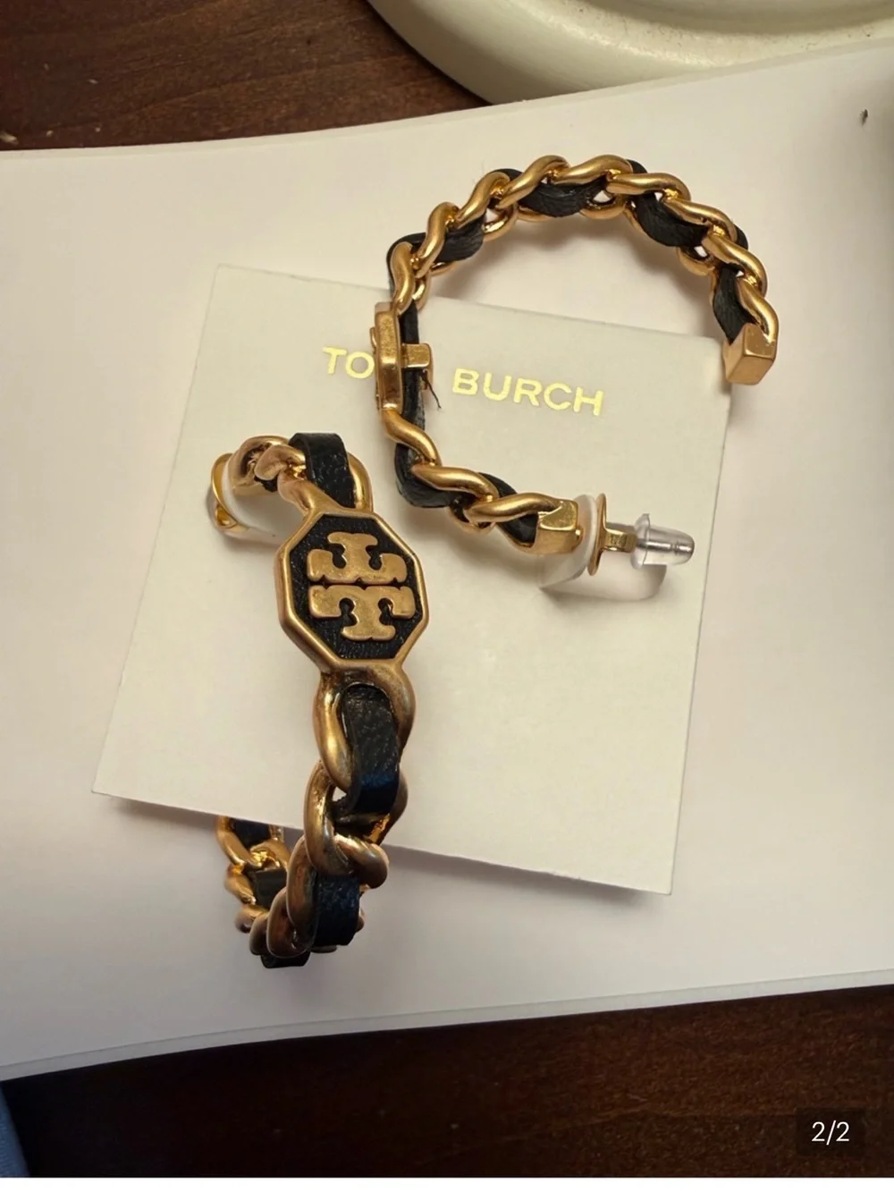 Tory Burch gold tone